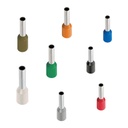 [OFIS33A] Puntera Hueca Aislada (50mm2 (Azul) (Bolsa x 100pcs.))